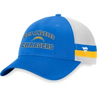 Men's Fanatics Branded Powder Blue/White Los Angeles Chargers Fundamentals Side Stripe Trucker Adjustable Hat