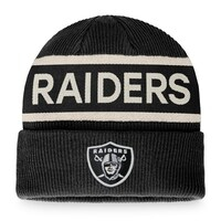 Men's Fanatics Branded  Black Las Vegas Raiders  Heritage Cuffed Knit Hat