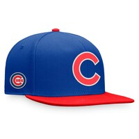 Men's Fanatics Branded Royal/Red Chicago Cubs Big Logo Two-Tone Snapback Hat
