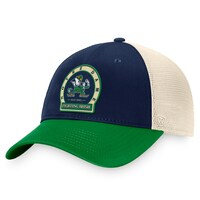 Men's Top of the World Navy Notre Dame Fighting Irish Refined Trucker Adjustable Hat
