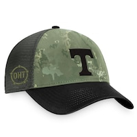 Men's Top of the World Hunter Green/Gray Tennessee Volunteers OHT Military Appreciation Unit Trucker Adjustable Hat