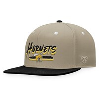 Men's Top of the World Khaki/Black Alabama State Hornets Land Snapback Hat