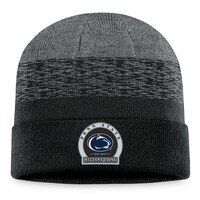 Men's Top of the World  Heather Black Penn State Nittany Lions Frostbite Cuffed Knit Hat