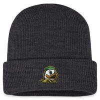 Men's Top of the World Charcoal Oregon Ducks Sheer Cuffed Knit Hat