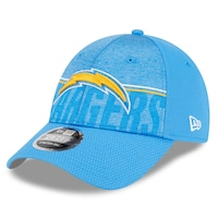 Men's New Era Powder Blue Los Angeles Chargers 2023 NFL Training Camp 9FORTY Adjustable Hat