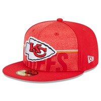 Men's New Era Red Kansas City Chiefs 2023 NFL Training Camp 59FIFTY Fitted Hat