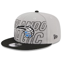 Men's New Era  Gray/Black Orlando Magic 2023 NBA Draft Two-Tone 9FIFTY Snapback Hat