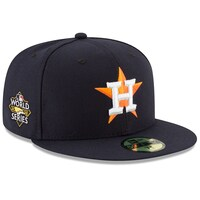 Men's New Era  Navy Houston Astros 2022 World Series Side Patch 59FIFTY Fitted Hat