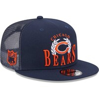 Men's New Era Navy Chicago Bears Collegiate Trucker 9FIFTY Snapback Hat