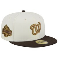 Men's New Era White/Brown Washington Nationals 2018 MLB All-Star Game 59FIFTY Fitted Hat