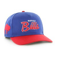 Men's '47 Royal/Red Buffalo Bills Crosstown Two-Tone Hitch Adjustable Hat