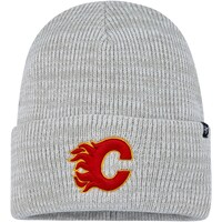 Men's '47 Gray Calgary Flames Brain Freeze Cuffed Knit Hat