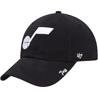 Women's '47 Black Utah Jazz Miata Clean Up Adjustable Hat