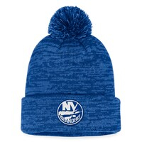Men's Fanatics Branded Royal New York Islanders Fundamental Cuffed Knit Hat with Pom