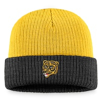Men's Fanatics Branded  Gold/Black Boston Bruins Heritage Vintage Cuffed Knit Hat