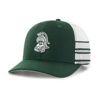 Men's '47 Green Michigan State Spartans Straight Eight Adjustable Trucker Hat