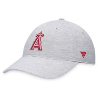 Men's Fanatics Branded Gray Los Angeles Angels Logo Adjustable Hat