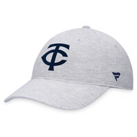 Men's Fanatics Branded Gray Minnesota Twins Logo Adjustable Hat