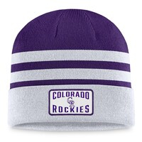 Men's Fanatics Branded Gray Colorado Rockies Cuffed Knit Hat