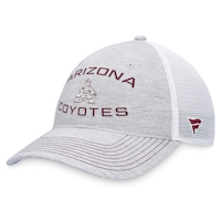 Men's Fanatics Branded  Heather Gray Arizona Coyotes Trucker Adjustable Hat