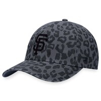 Women's Fanatics Branded Black San Francisco Giants Leopard Adjustable Hat