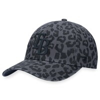 Women's Fanatics Branded Black Tampa Bay Rays Leopard Adjustable Hat