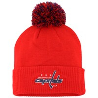 Men's adidas Red Washington Capitals COLD.RDY Cuffed Knit Hat with Pom