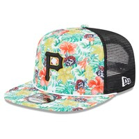 Men's New Era Pittsburgh Pirates Tropic Floral Golfer Lightly Structured Snapback Hat