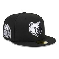 Men's New Era Black Memphis Grizzlies Evergreen 59FIFTY Fitted Hat