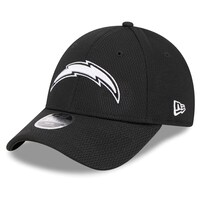 Youth New Era Black Los Angeles Chargers  Main B-Dub 9FORTY Adjustable Hat