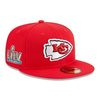 Men's New Era Red Kansas City Chiefs  Main Patch 59FIFTY Fitted Hat