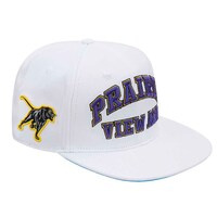 Men's Pro Standard White Prairie View A&M Panthers  Evergreen Wool Snapback Hat