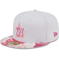 Men's New Era White/Pink Washington Nationals Flamingo 59FIFTY Fitted Hat