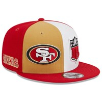 Men's New Era  Gold/Scarlet San Francisco 49ers 2023 Sideline 9FIFTY Snapback Hat