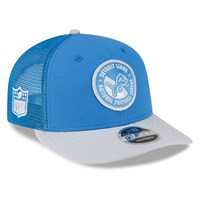 Men's New Era  Blue/Gray Detroit Lions 2023 Sideline Low Profile 9FIFTY Snapback Hat