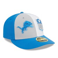 Men's New Era  Gray/Blue Detroit Lions 2023 Sideline Low Profile 59FIFTY Fitted Hat