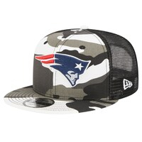 Youth New Era Camo New England Patriots Trucker 9FIFTY Snapback Hat