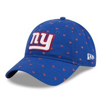 Girls Preschool New Era Royal New York Giants Hearts 9TWENTY Adjustable Hat