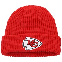 Youth New Era Red Kansas City Chiefs Prime Cuffed Knit Hat
