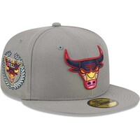 Men's New Era Gray Chicago Bulls Color Pack 59FIFTY Fitted Hat