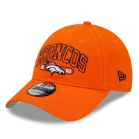 Men's New Era Orange Denver Broncos Outline 9FORTY Snapback Hat