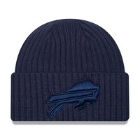 Men's New Era Navy Buffalo Bills Color Pack Cuffed Knit Hat