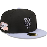Men's New Era  Black New York Mets Side Patch 59FIFTY Fitted Hat