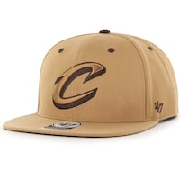 Men's '47  Tan Cleveland Cavaliers Toffee Captain Snapback Hat