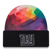 Men's New Era  Black New York Giants 2023 NFL Crucial Catch Cuffed Knit Hat