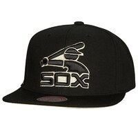 Men's Mitchell & Ness Black Chicago White Sox Cooperstown Collection True Classics Snapback Hat