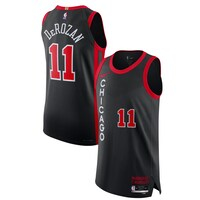 Men's Nike DeMar DeRozan Black Chicago Bulls  Authentic Jersey - City Edition