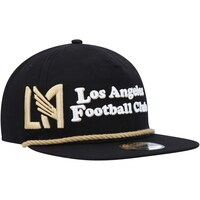 Men's New Era  Black LAFC Heritage The Golfer Snapback Hat