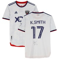 Kimarni Smith D.C. United Autographed Match-Used #17 White Jersey from the 2022 MLS Season