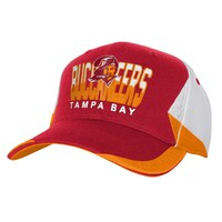 Youth Mitchell & Ness Red Tampa Bay Buccaneers Retrodome Precurved Adjustable Hat